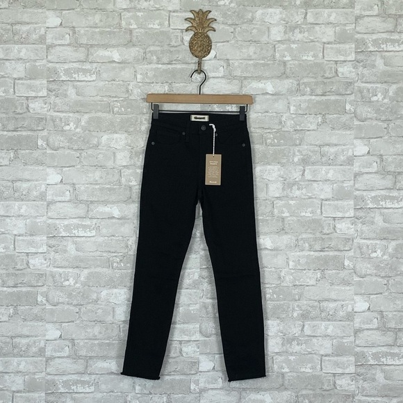 NWT Madewell 9” High Rise Skinny Crop Jean Raw Hem - Picture 4 of 7